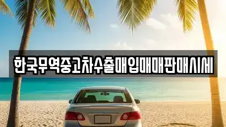 광주광역시 광산구 도천동 중고차 전문 한국무역중고차수출매입매매판매시세