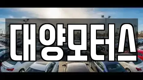 광주광역시 광산구 삼도동 중고차 전문 대양모터스