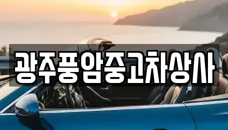 광주광역시 광산구 송촌동 중고차 전문 광주풍암중고차상사