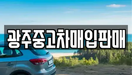 광주광역시 광산구 송촌동 중고차매입 전문 광주중고차매입판매