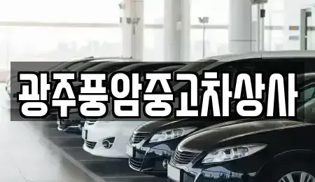 광주광역시 광산구 장록동 중고차 전문 광주풍암중고차상사