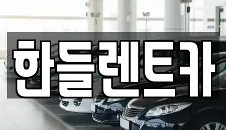 광주광역시 북구 오치동 렌트카 전문 한들렌트카