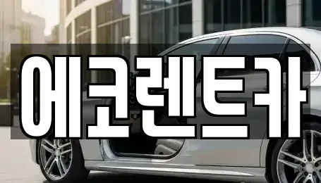광주광역시 서구 쌍촌동 렌트카 전문 에코렌트카
