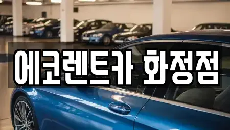 광주광역시 서구 풍암동 장기렌트카 전문 에코렌트카 화정점