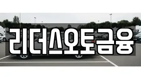 대구 중구 용덕동 장기렌트카 전문 리더스오토금융