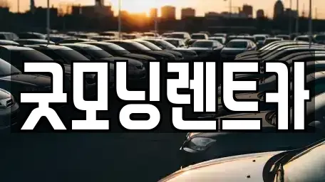 대구광역시 달서구 갈산동 렌트카 전문 굿모닝렌트카
