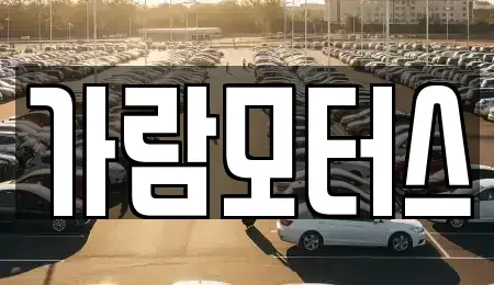 대구광역시 달서구 장기동 중고차 전문 가람모터스