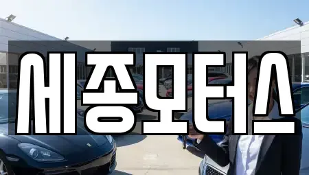 대구광역시 달서구 장기동 중고차 전문 세종모터스