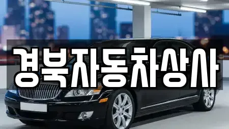 대구광역시 중구 장관동 중고차 전문 경북자동차상사