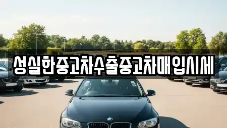 대전 대덕구 대화동 중고차 전문 성실한중고차수출중고차매입시세