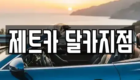 대전 유성구 갑동 렌트카 전문 제트카 달카지점