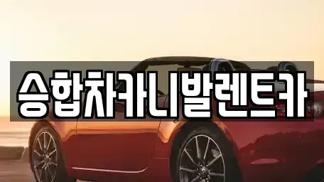대전 유성구 금고동 렌트카 전문 승합차카니발렌트카