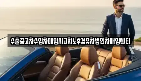 대전 유성구 전민동 중고차 전문 수출중고차수입차매입사고차노후경유차법인차매입센타