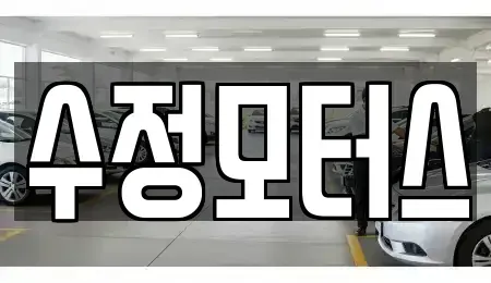 대전 유성구 지족동 중고차매매 전문 수정모터스