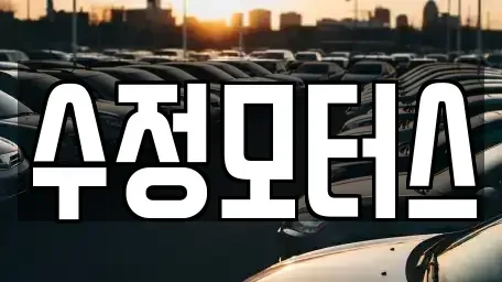 대전광역시 대덕구 비래동 중고차매매 전문 수정모터스
