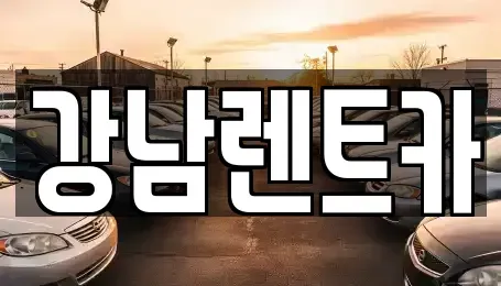 대전광역시 동구 가오동 렌트카 전문 강남렌트카