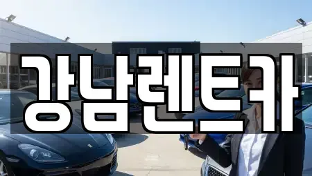 대전광역시 동구 원동 렌트카 전문 강남렌트카