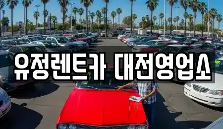 대전광역시 동구 원동 렌트카 전문 유정렌트카 대전영업소