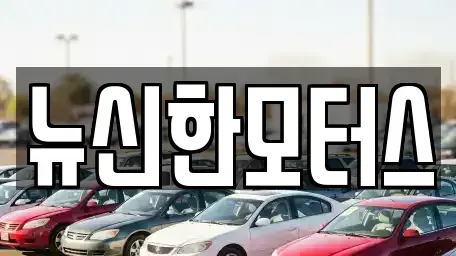 대전광역시 유성구 가정동 중고차 전문 뉴신한모터스