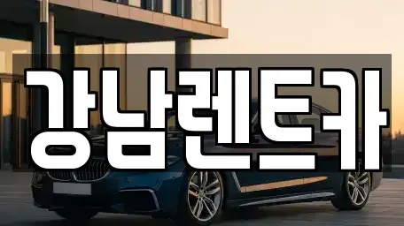 대전광역시 유성구 원내동 렌트카 전문 강남렌트카