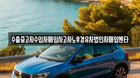 부산 금정구 남산동 중고차 전문 수출중고차수입차매입사고차노후경유차법인차매입센타