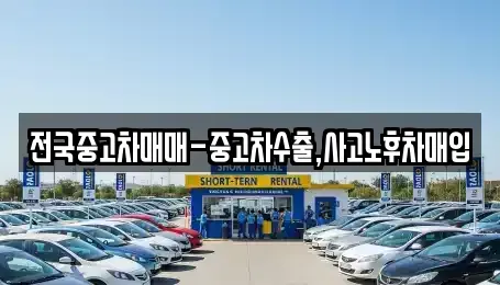 부산 동구 초량동 중고차 전문 전국중고차매매-중고차수출,사고노후차매입