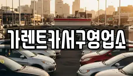 부산 사하구 하단동 렌트카 전문 가렌트카서구영업소