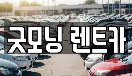 부산 수영구 광안동 렌트카 전문 굿모닝 렌트카