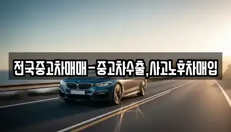 부산 영도구 봉래동5가 중고차 전문 전국중고차매매-중고차수출,사고노후차매입