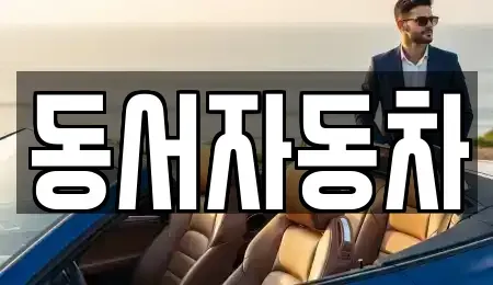 부산 해운대구 우동 중고차 전문 동서자동차
