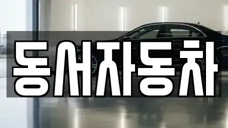 부산광역시 사하구 다대동 중고차 전문 동서자동차