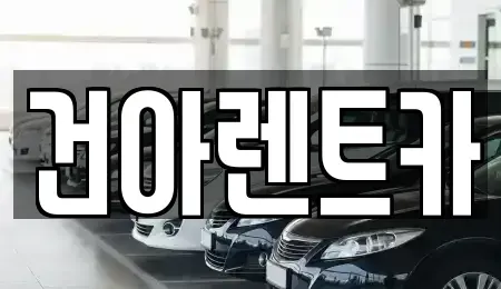 부산광역시 연제구 렌트카 전문 건아렌트카