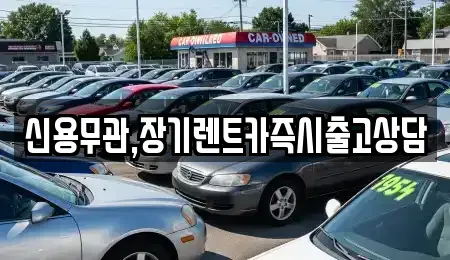 서울 강동구 명일동 장기렌트카 전문 신용무관,장기렌트카즉시출고상담