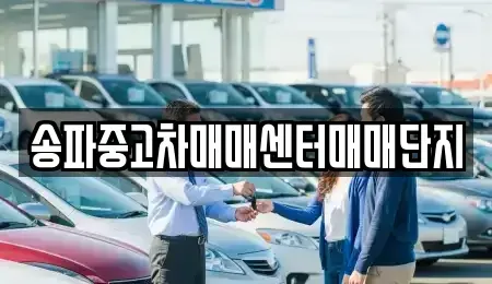 서울 강동구 명일동 중고차 전문 송파중고차매매센터매매단지