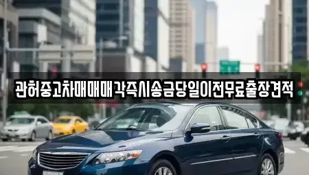 서울 노원구 중계동 중고차 전문 관허중고차매매매각즉시송금당일이전무료출장견적
