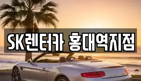 서울 마포구 동교동 장기렌트카 전문 SK렌터카 홍대역지점
