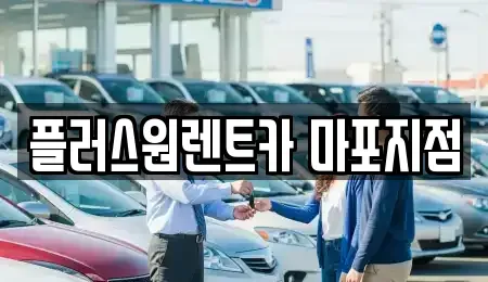 서울 마포구 렌트카 전문 플러스원렌트카 마포지점