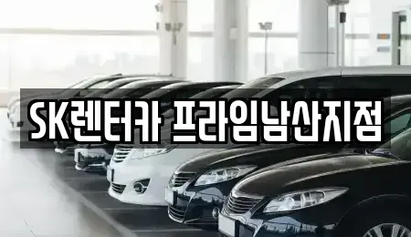 서울 성동구 금호동4가 렌트카 전문 SK렌터카 프라임남산지점