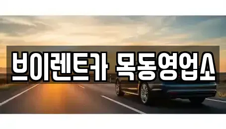 서울 양천구 렌트카 전문 브이렌트카 목동영업소