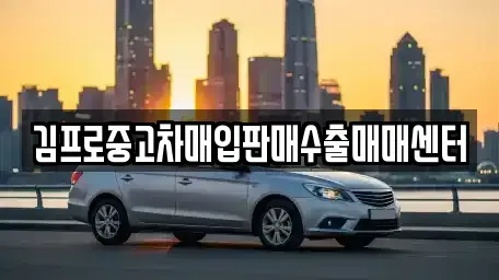서울 양천구 중고차매입 전문 김프로중고차매입판매수출매매센터