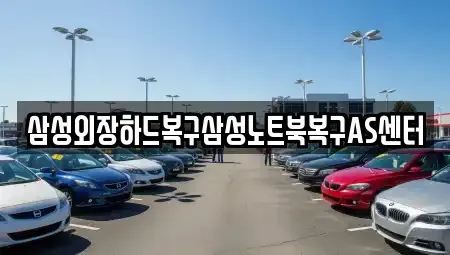 서울 영등포구 당산동4가 중고차매입 전문 삼성외장하드복구삼성노트북복구AS센터