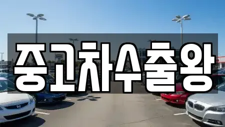 서울 영등포구 양평동4가 중고차매매 전문 중고차수출왕