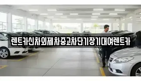 서울 종로구 당주동 장기렌트카 전문 렌트카신차외제차중고차단기장기대여렌트카