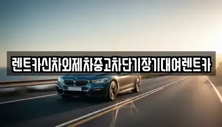 서울 종로구 필운동 장기렌트카 전문 렌트카신차외제차중고차단기장기대여렌트카