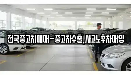 서울 종로구 필운동 중고차매입 전문 전국중고차매매-중고차수출,사고노후차매입