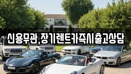 서울특별시 강서구 화곡동 장기렌트카 전문 신용무관,장기렌트카즉시출고상담