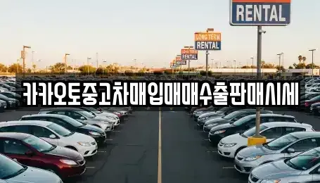 서울특별시 금천구 독산동 중고차매입 전문 카카오토중고차매입매매수출판매시세
