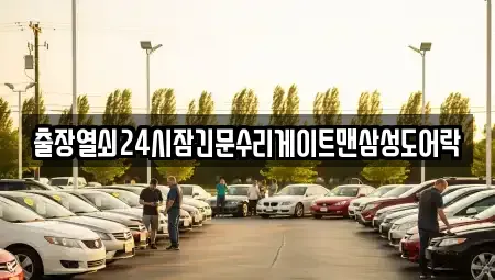 서울특별시 마포구 당인동 중고차매입 전문 출장열쇠24시잠긴문수리게이트맨삼성도어락