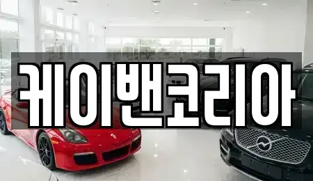 서울특별시 서초구 내곡동 렌트카 전문 케이밴코리아