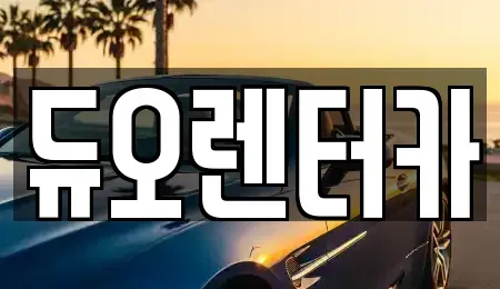서울특별시 성동구 사근동 렌트카 전문 듀오렌터카
